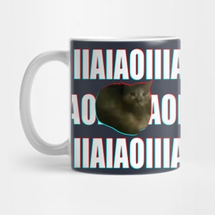 OIIA Spinning Cat Meme Mug
